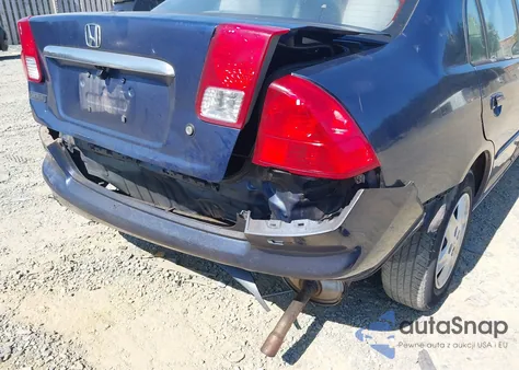 2003 Honda Civic Lx из США, поврежденный, VIN 1HGES16523L001406